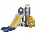 Bērnu slidkalniņš ar kāpnēm dārzam 2in1