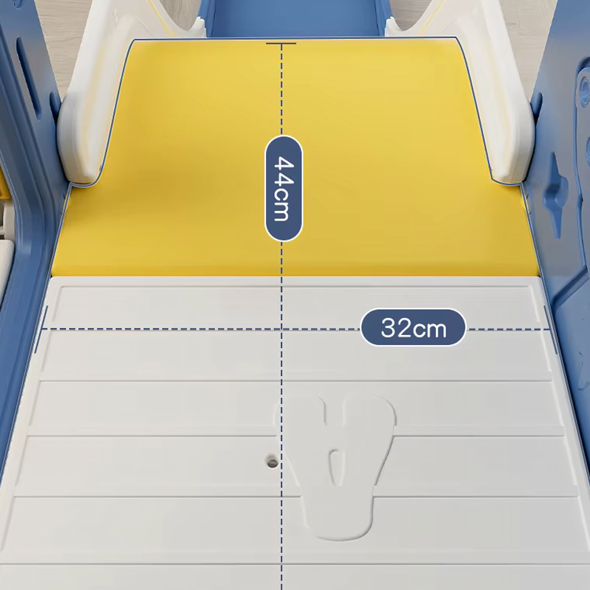 Bērnu slidkalniņš ar kāpnēm dārzam 2in1