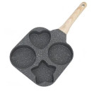 Granīta panna ar 4 dažādu formu nodalījumiem RC-K-627