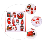 Koka Ziemassvētku Rotājumu Komplekts