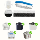 Filtru nomaiņas komplekts ūdens strūklakai dzirdināšanai sunim un kaķim 8 gab.