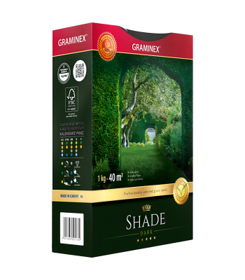 Premium Trawa zāles sēklu maisījums ēnainām vietām SHADE 1kg 40m
