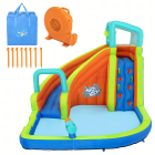 Bestway 53408 Piepūšamais Ūdens Parks ar Slaidu un Pūtēju