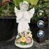 LED dārza lampa ar saules bateriju – eņģeļa statuja, 30 cm