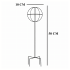 Metāla dārza terases pergola kāpšanas augiem, rozēm un ziediem 50x10cm