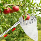 Teleskopiskais augļu savācējs ar četrām uzgaļiem