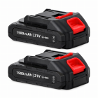 Akumulatora Dārza Šķēres 2xAkumulatoru Komplekts