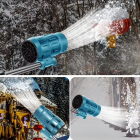 Sniega pūtējs Akumulators Locīšanas Dārza 2x Aku 1500 mAh