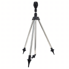 regulējams rotējošs smidzinātājs uz statīva dārza laistīšanai 24 m ar sprauslu