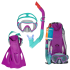 bestway 25046 niršanas komplekts maska pleznas un snorkelis