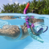 bestway 25046 niršanas komplekts maska pleznas un snorkelis