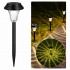 6 gab. dārza saules lampu komplekts, ieduramas, ūdensizturīgas, 41 cm, āra lietošanai