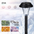6 gab. dārza saules lampu komplekts, ieduramas, ūdensizturīgas, 41 cm, āra lietošanai