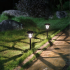 6 dārza saules lampu komplekts, ieduramas, ūdensizturīgas, 40 cm, āra lietošanai