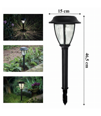 10 gab. saules led dārza lampu komplekts
