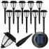10 gab. saules led dārza lampu komplekts
