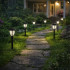 10 gab. saules led dārza lampu komplekts
