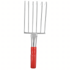 Metāla dārza grābekļi ar 6 zariem, 32 cm