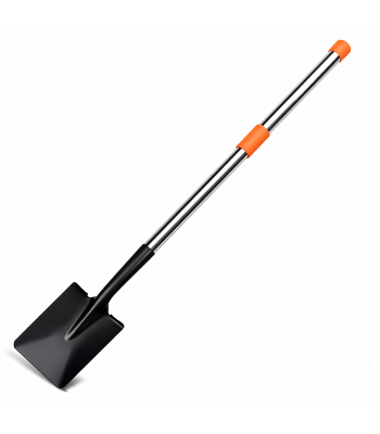 Dārza teleskopiskā salokāmā lāpsta ar smailu galu 95-138 cm