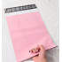 rozā kurjeru maisi ar rokturi 400x500+70 mm, 50 gab.