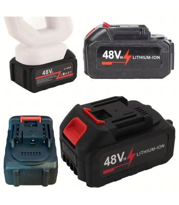 universāls 18 v 6000 mah akumulators mazgātājiem, trimmeriem, zāģiem un skrūvgriežiem