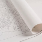 gleznošana pēc numuriem ar rāmi 30 x 30 cm bērniem