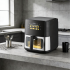 beztauku gaisa friteris air fryer 8 l 1700 w ar 12 programmām