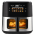 beztauku gaisa friteris air fryer 8 l 1700 w ar 12 programmām