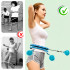 saliekams hula hoop riņķis ar svaru un masāžas izciļņiem plus size