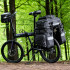 Ūdensizturīga velosoma 48 l 3 vienā, xxl mugursoma velosipēda bagāžniekam