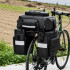 Ūdensizturīga velosoma 48 l 3 vienā, xxl mugursoma velosipēda bagāžniekam