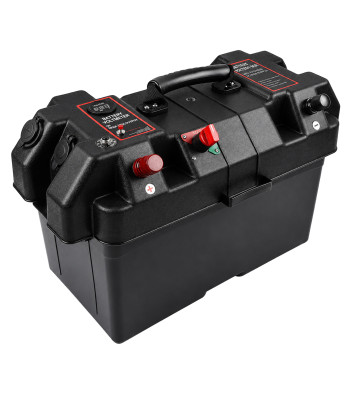 Akumulatora kaste ar voltmetru 12V 2x USB