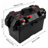 Akumulatora kaste ar voltmetru 12V 2x USB