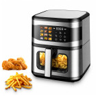Bezeļļas fritēze air fryer 8 l, 1700 w, 12 programmas