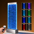Brīvi stāvoša burbuļu ūdens siena ar LED RGB apgaismojumu, 183 x 50,5 x 28 cm