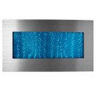 Piekarināma sienas ūdens burbuļu strūklaka ar LED RGB apgaismojumu 95 x 55 x 11,5 cm