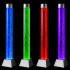 Burbuļojoša ūdens kolonnas stāvlampa ar LED RGB un tālvadības pulti 180x15cm
