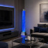 Burbuļojoša ūdens kolonnas stāvlampa ar LED RGB un tālvadības pulti 180x15cm