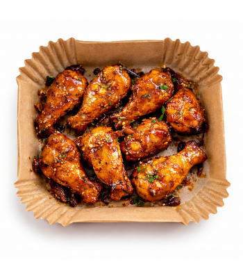 Papīra ieliktņi Air Fryer beztauku fritētājai, 16x16cm, 36g, 100 gab.