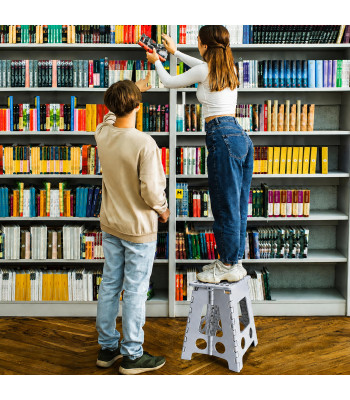 Salokāma neslīdoša taburete–pakāpiens 39 cm