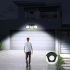 Āra saules ielas lampa ar kustības un krēslas sensoru, jaudīga, 4w1, 74 LED