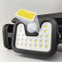 Āra saules ielas lampa ar kustības un krēslas sensoru, jaudīga, 4w1, 74 LED