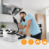 Tvaika tīrītājs, tvaika putekļsūcējs un tvaika mops mājas un automašīnas tīrīšanai, 1200W