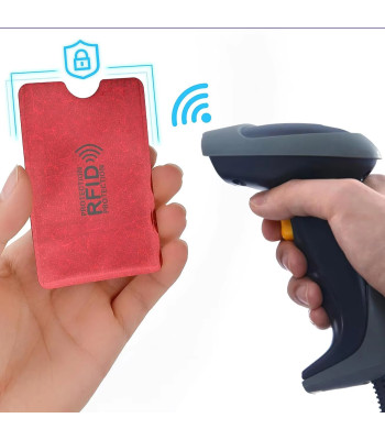 Pretzādzību RFID aizsargmaciņš bezkontakta maksājumu kartēm un personas apliecībai