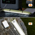 Piepūšama LED kempinga lampa ar USB 90x12cm 500 Lm