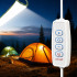 Piepūšama LED kempinga lampa ar USB 90x12cm 500 Lm