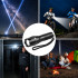 Taktiskais LED lukturītis, ūdensizturīgs, militārais, jaudīgs, Zoom — 10W, 200Lm, 300m, T6