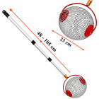 Teleskopiskais riekstu, bumbiņu, ābolu un augļu savācējs, kāts 48-105cm