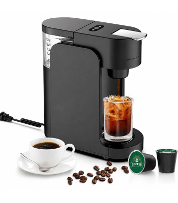 Kapsulu kafijas automāts mājai un virtuvei, melns, 1450W, 3,5 bar