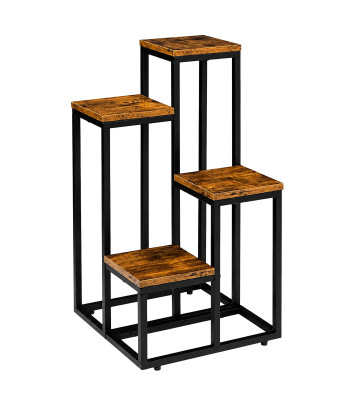 Stāvošs metāla puķu statīvs augiem, 4 līmeņi, 68cm